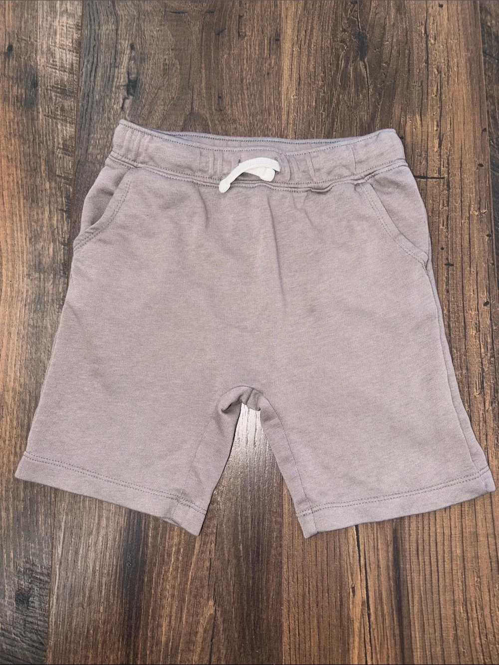 Old Navy Grey Drawstring Cotton Shorts